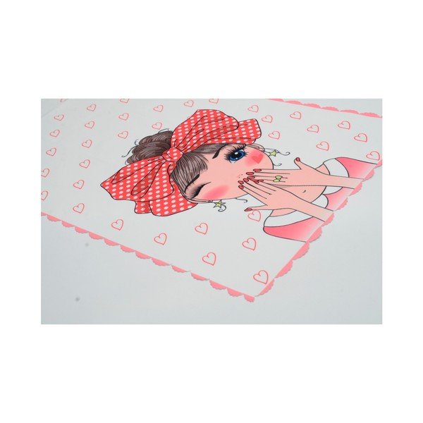 Плъзгач за маса от микрофибър Cute Girl, 45 x 145 cm - Minimalist Cushion Covers-image-1