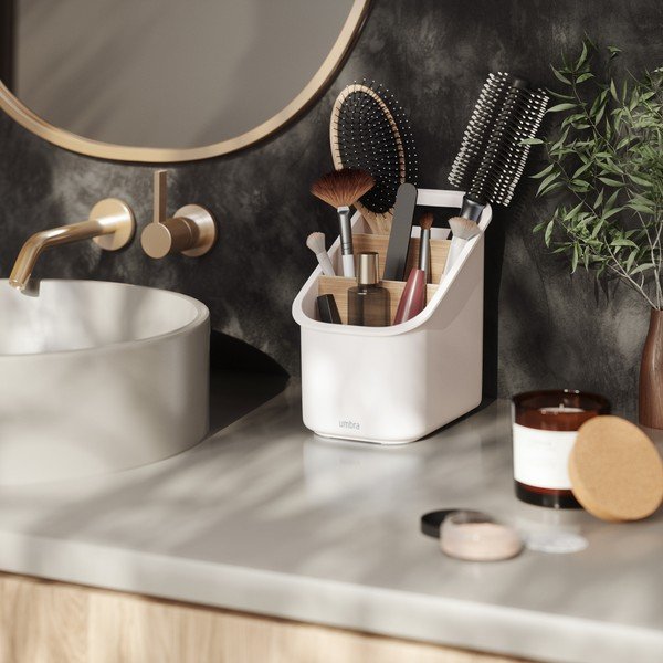 Поставка за кухненски прибори от рециклирана пластмаса Bellwood – Umbra-image-1