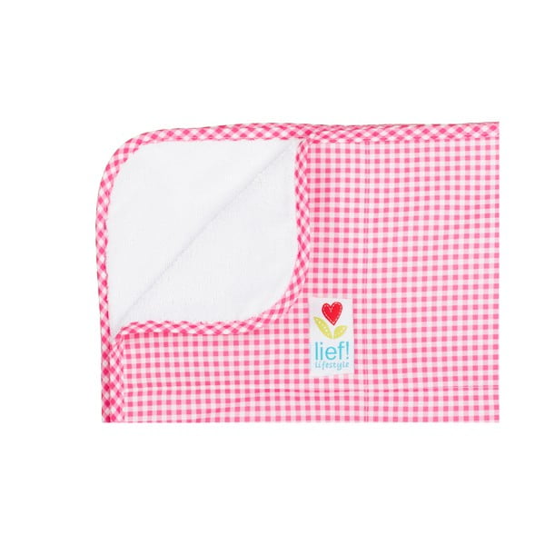 Розово и бяло покривало за детско легло , 100 x 150 cm - Tiseco Home Studio-image-1