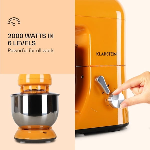 Оранжев кухненски робот Bella - Klarstein-image-3