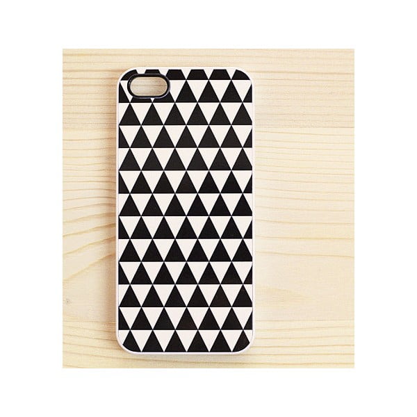 Obal na iPhone 4/4S, Triangles Black&White