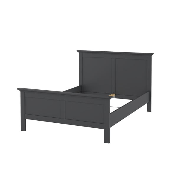 Сиво двойно легло 140x200 cm Paris – Tvilum-image-3