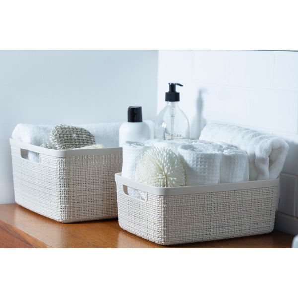 Пластмасова кошница за съхранение от юта - Curver-image-2