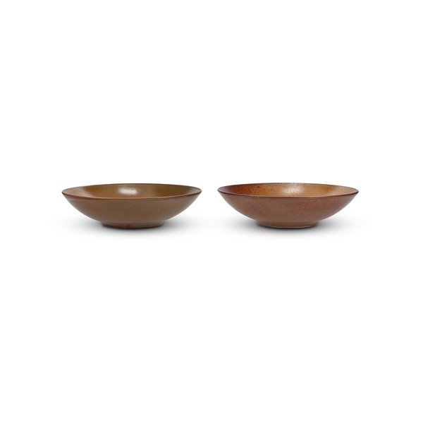 Кафява порцеланова купа ø 21 cm Ovio – BonBistro-image-2
