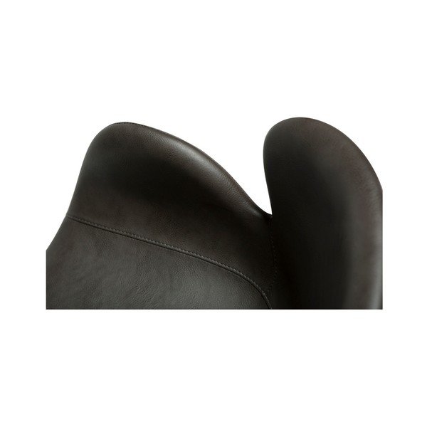 Сив тапициран трапезен стол с подлакътници Gaia – DAN-FORM Denmark-image-3