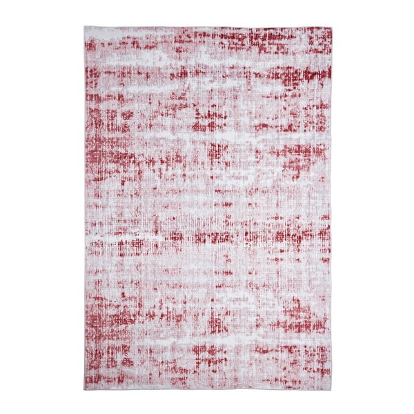 Červeno-šedý koberec Floorita Abstract, 120 x 180 cm