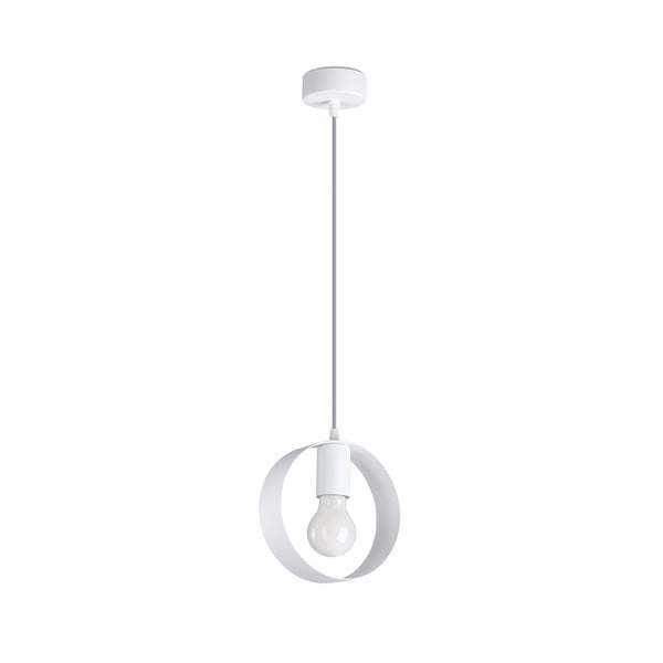 Бяло висящо осветително тяло ø 18 cm Lammi - Nice Lamps