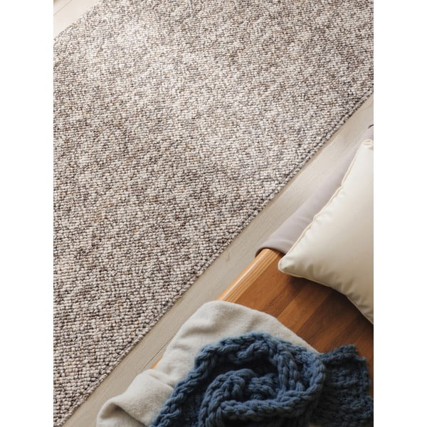 Сива пътека подходяща за пране 80x240 cm Rocco Taupe – Elle Decoration-image-3