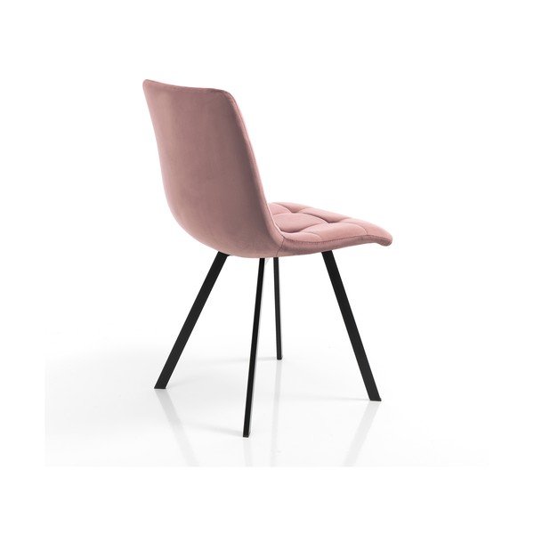 Розови кадифени трапезни столове в комплект от 2 бр. Toffee – Tomasucci-image-3