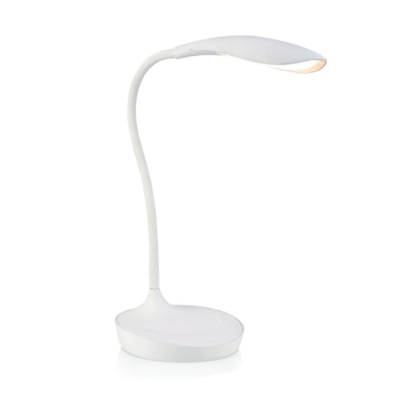 Бяла настолна лампа с USB порт Swan - Markslöjd
