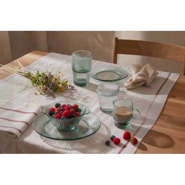 Зелена стъклена чаша 430 ml Verde – Orion-image-1