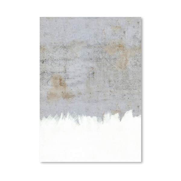 Plakát Americanflat Painting On Raw Concrete, 30 x 42 cm