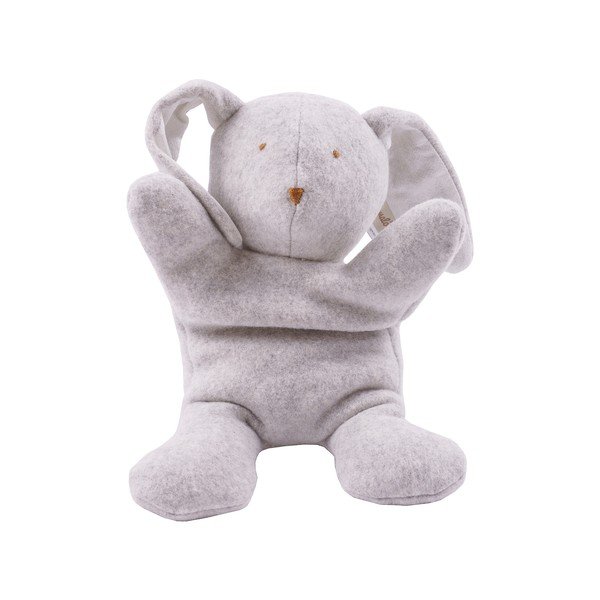 Светлосива подложка за спане Rabbit - Malomi Kids-image-1
