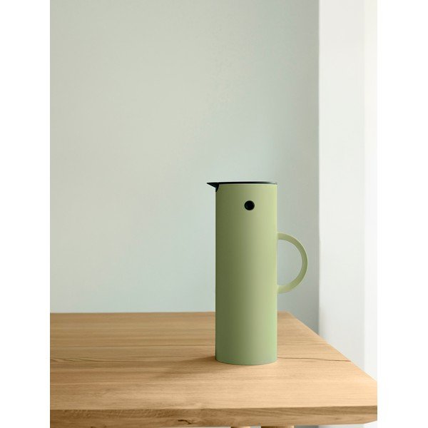 Зелена пластмасова термо кана 1 l EM77 – Stelton-image-3