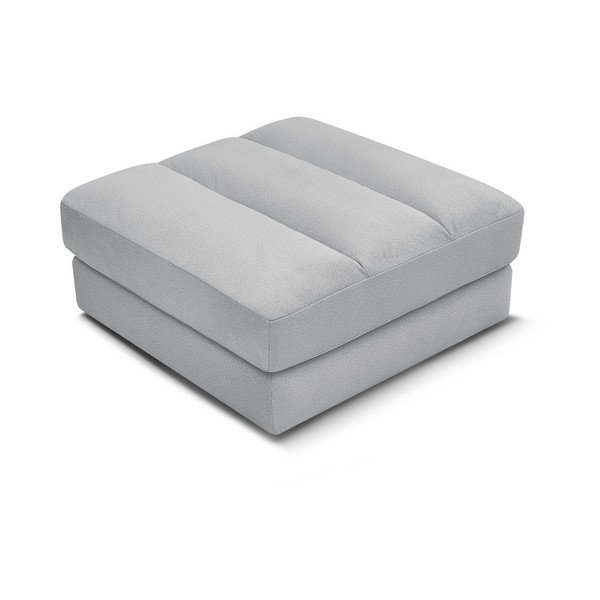 Светлосива кадифена табуретка Sierra – Bobochic Paris-image-4