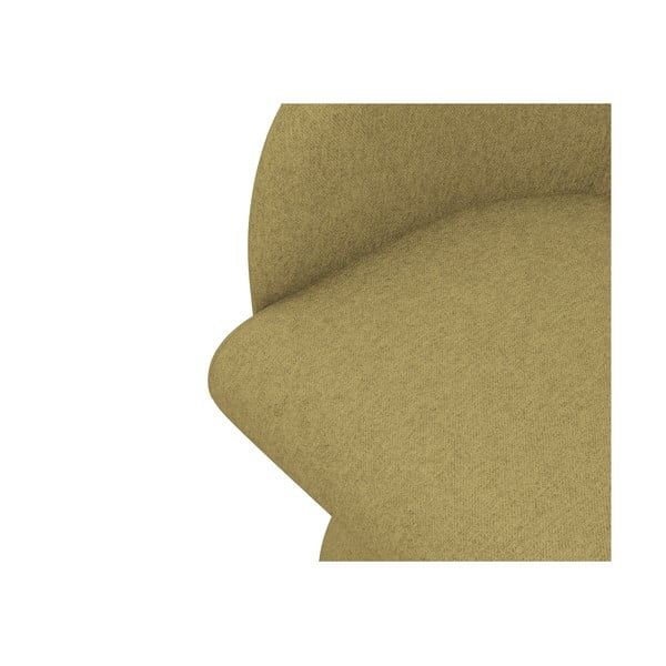 Тапициран трапезен стол в цвят горчица Kanoa – Makamii-image-4