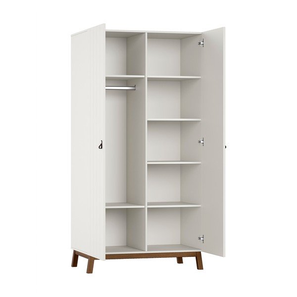 Бежов детски гардероб 99x196x58 cm Sezane – Vipack-image-2