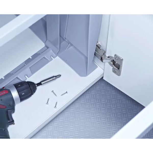 Пластмасов контейнер за сортирани отпадъци/вграден 50 л City - Elletipi-image-3