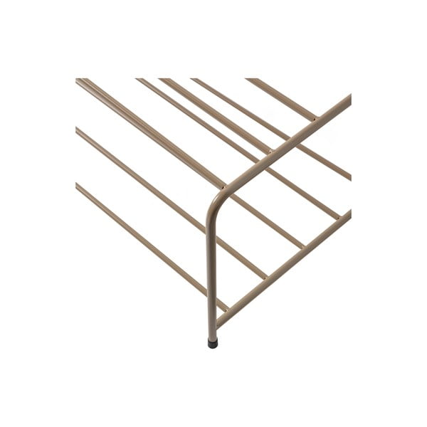 Светлокафяв метален рафт за обувки Josse - WOOOD-image-4