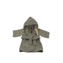 Сив памучен бебешки халат размер 1-2 години - Tiseco Home Studio