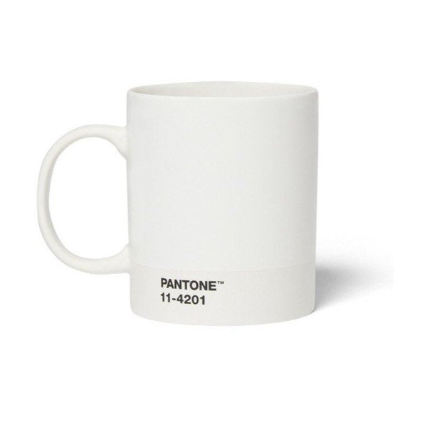 Бяла порцеланова чаша 375 ml Cortado Cloud Dancer 11-4201  – Pantone