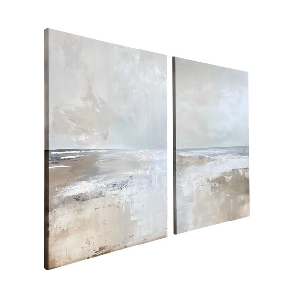 Картини с ръчно рисувани елементи в комплект от 2 бр. 50x70 cm Breeze – Styler-image-4