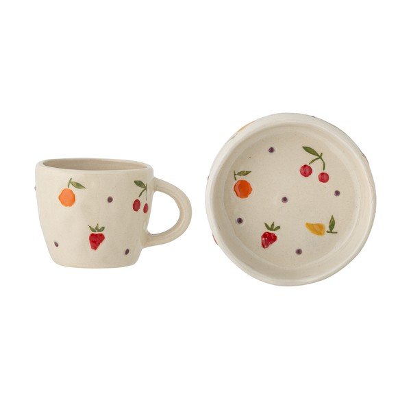 Глинен детски комплект за хранене 2 бр. Tatiana – Bloomingville Mini