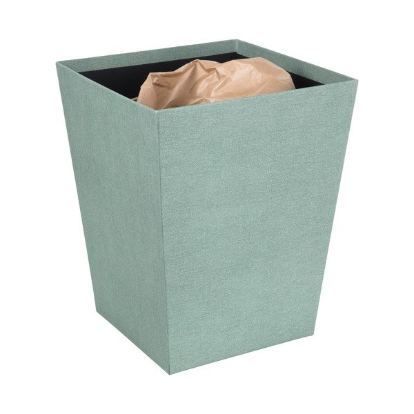 Кошче за боклук тюркоазено Sofia Canvas Paper Laminate – Bigso-image-4