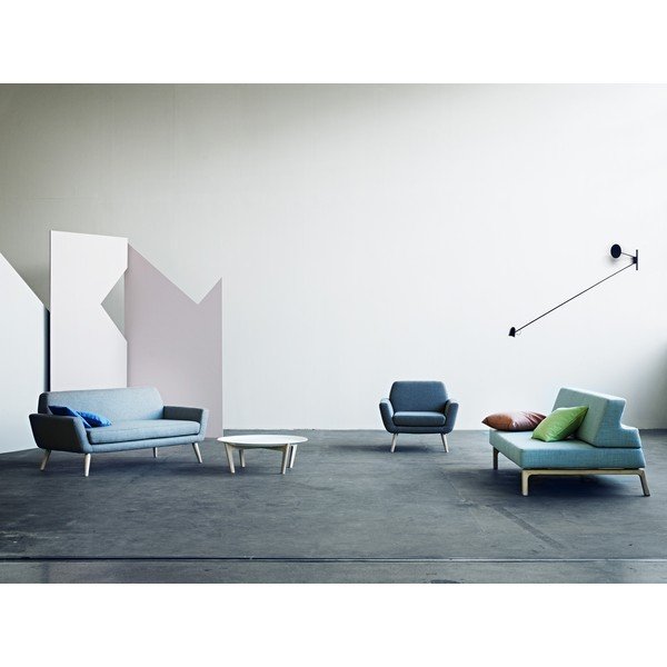 Черен разтегателен диван Lazy - Softline-image-1
