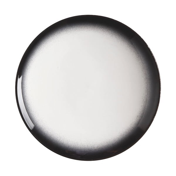 Черно-бяла керамична десертна чиния Caviar, ø 15 cm - Maxwell & Williams