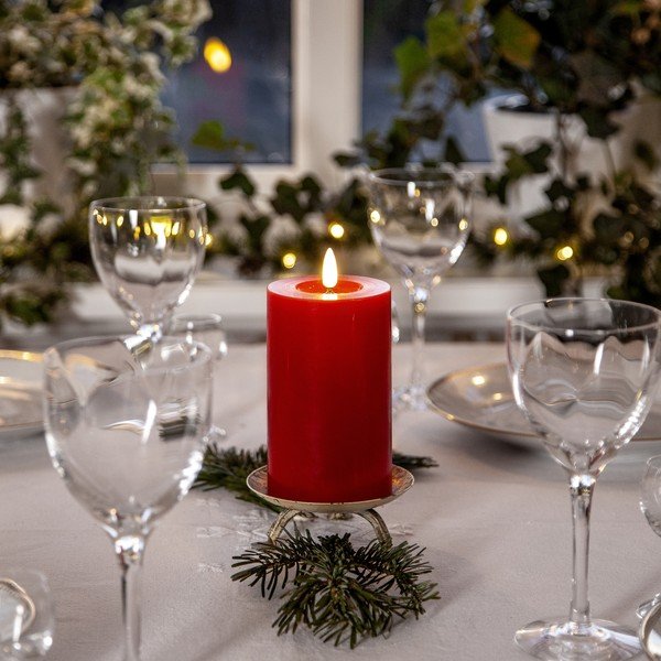 LED свещ (височина 15 см) Flamme Flow - Star Trading-image-1