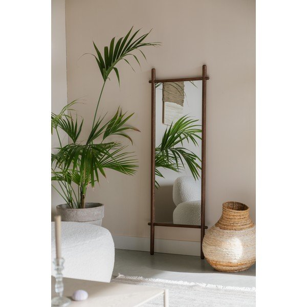 Стоящо огледало масивно дърво 58x160 cm Solene – White Label-image-1