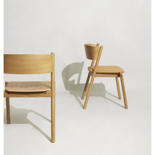 Дъбови столове за хранене Oblique - Hübsch-image-1
