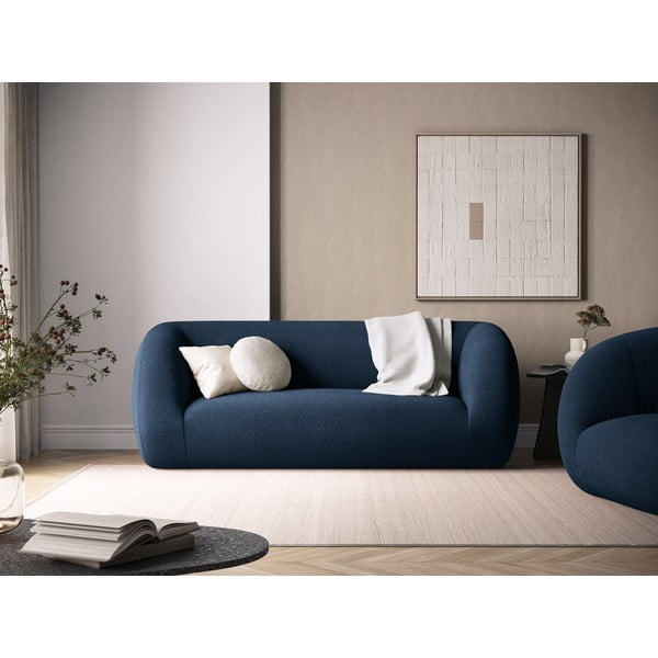 Диван от синя материя bouclé 210 cm Essen - Cosmopolitan Design-image-1
