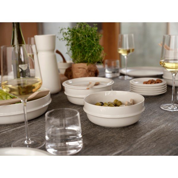 Кремава порцеланова купичка за супа 600 ml Eau – Zone-image-1