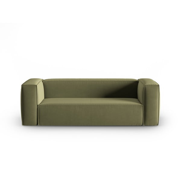 Зелен кадифен диван 200 cm Mackay – Cosmopolitan Design