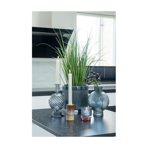 Синя стъклена ваза (височина 20,5 cm) Sia – House Nordic-image-2