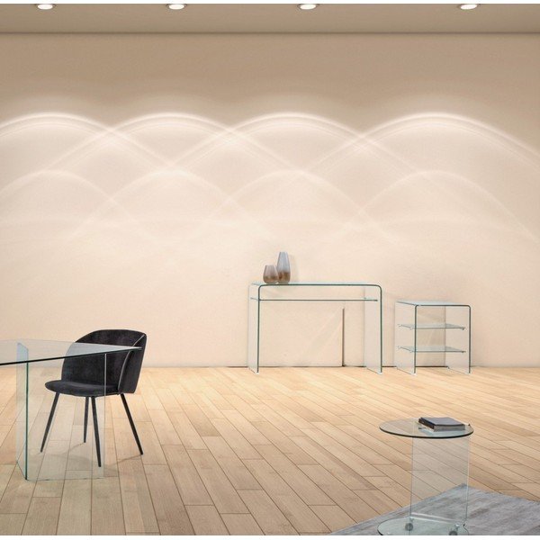 Стъклена конзолна маса 35x110 cm Iride – Bizzotto-image-1