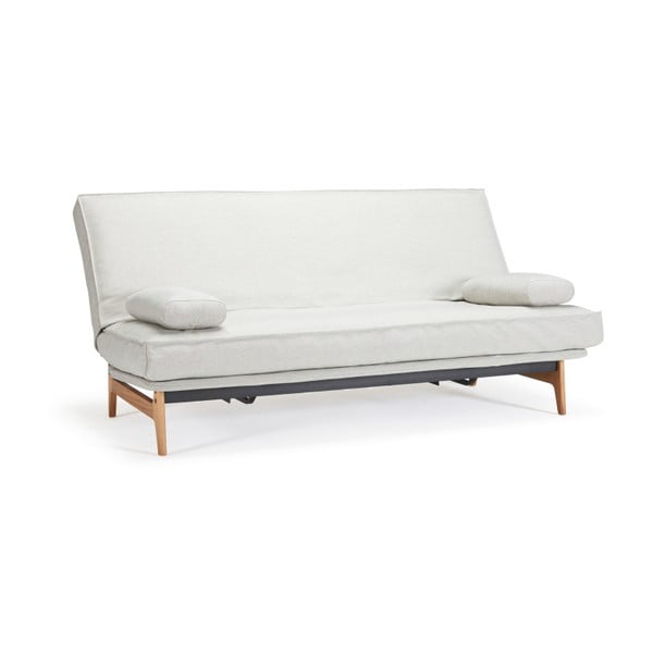Бял разтегателен диван със свалящо се покривало Elegant Mixed Dance Neutral, 81 x 200 cm Aslak - Innovation