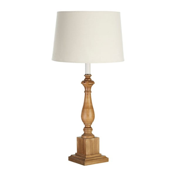 Настолна лампа с кремав абажур In-line - Premier Housewares