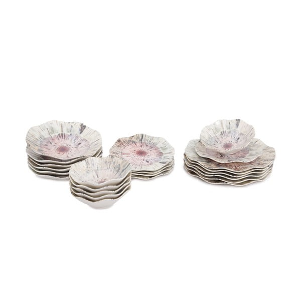 Комплект за хранене от порцелан 24 бр. Blossom - Güral Porselen