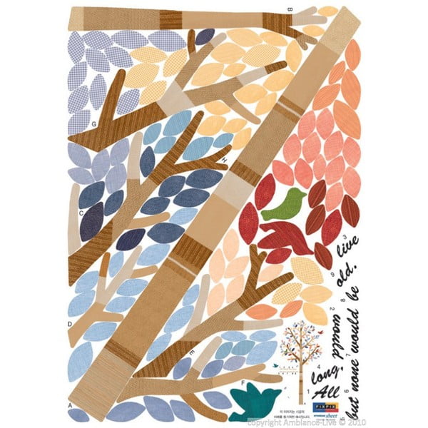 Стикер Дърво и птици - Ambiance-image-1