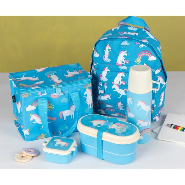 Синя раница с мотив на еднорог Magical Unicorn - Rex London-image-2