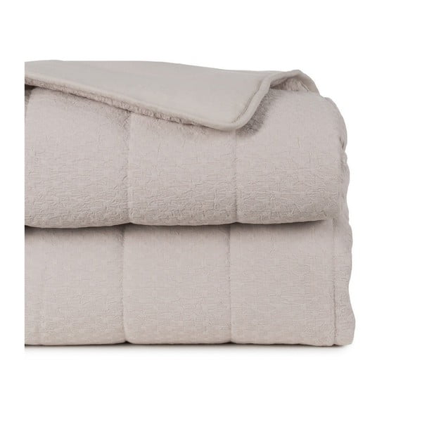 Бежово капитонирано покривало за легло 240x260 cm – Ixia