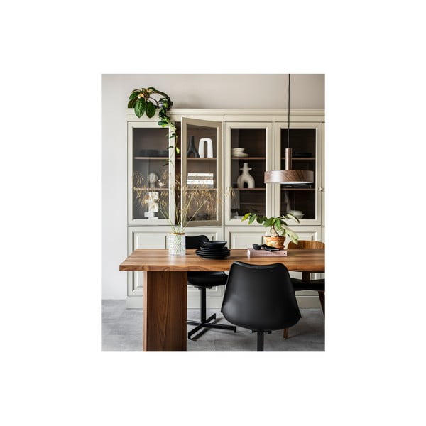 Сива витрина от масивен бор 105x215 cm Chow – vtwonen-image-1