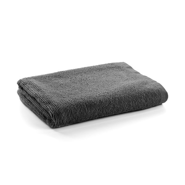 Тъмно сива памучна кърпа за баня , 95 x 150 cm Miekki - Kave Home