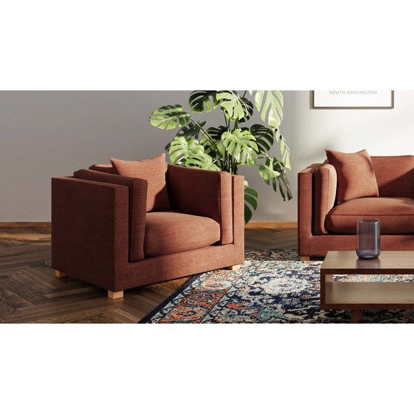 Релаксиращ фотьойл в тухлен цвят Pomo - Ame Yens-image-3