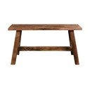 Кафява градинска пейка от масивно дърво Barcelona – House Nordic