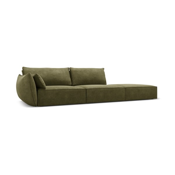 Зелен шезлонг (ляв ъгъл) Vanda – Mazzini Sofas-image-2