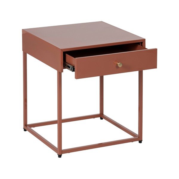 Теракотено нощно шкафче Nara – Ixia-image-2